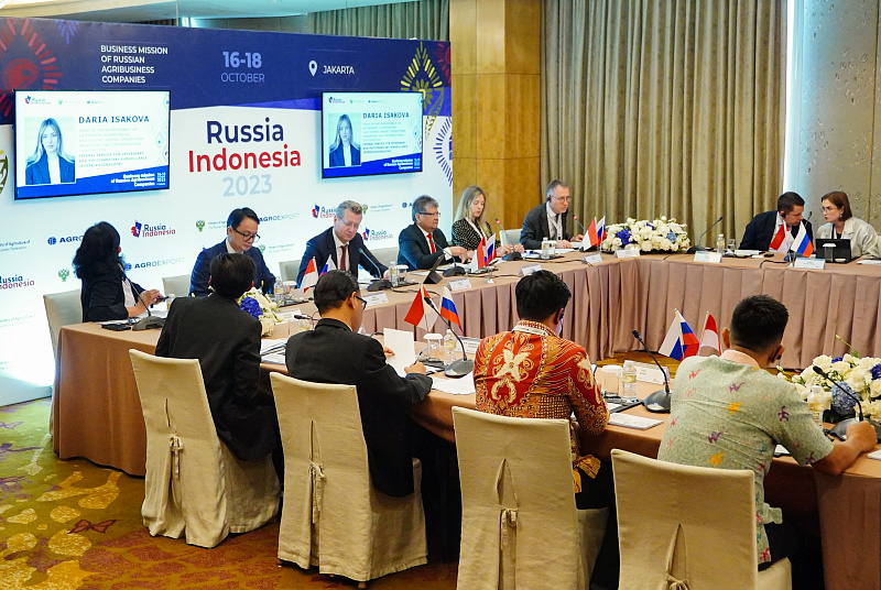 Компании России и Индонезии обсудили перспективы экспорта зерновой, мясной и готовой продукцией
